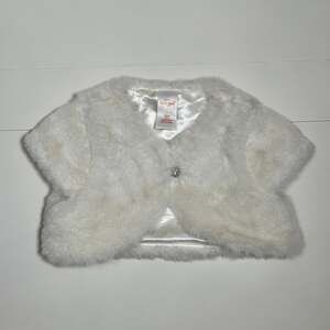 Cat & Jack Baby Girls’ Faux Fur Coat Size 18M